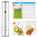 Load image into Gallery viewer, JEETEE Vacuum Sealer with 35 Reusable Bags