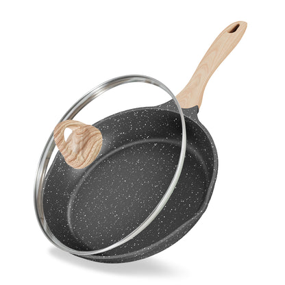 Sartén JEETEE, utensilios de cocina con revestimiento de piedra de granito, gris