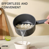 Load image into Gallery viewer, JEETEE Non Stick Sauce Pan with Lid 1.5 QT Titanium Alloy Cooking Pot Small Milk Pan Dishwasher Safe