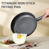 Load image into Gallery viewer, JEETEE 9.5Inch Titanium Non Stick Frying Pan Omelette Pan Oven &amp; Dishwasher Safe Suitable for All Stovetops