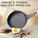 Load image into Gallery viewer, JEETEE Titanium Ceramic Nonstick Frying Pan Skillet