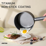 Load image into Gallery viewer, JEETEE Non Stick Sauce Pan with Lid 1.5 QT Titanium Alloy Cooking Pot Small Milk Pan Dishwasher Safe