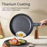 Load image into Gallery viewer, JEETEE Titanium 20 Pcs Pots and Pans Set, Nonstick Cookware Sets with Detachable Handles