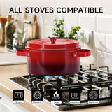 Load image into Gallery viewer, Dutch Oven Pot with Lid 5QT