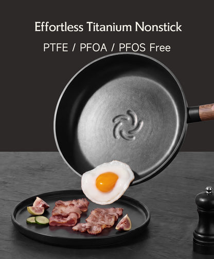 JEETEE 50-Piece Titanium Cookware Set with Bakeware | Induction & Oven Safe, PFAS Free