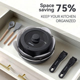 Load image into Gallery viewer, JEETEE Titanium 20 Pcs Pots and Pans Set, Nonstick Cookware Sets with Detachable Handles