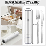 Load image into Gallery viewer, JEETEE Vacuum Sealer with 35 Reusable Bags