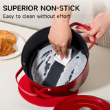 Load image into Gallery viewer, Dutch Oven Pot with Lid 5QT