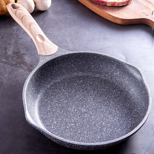 Sartén JEETEE, utensilios de cocina con revestimiento de piedra de granito, gris